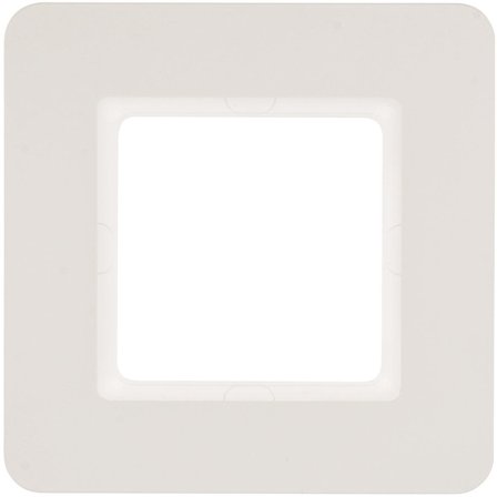 Hager 10116189 Dekkramme 1 rom, Q.7, plast Hvit, Strømbrytere & vegguttak