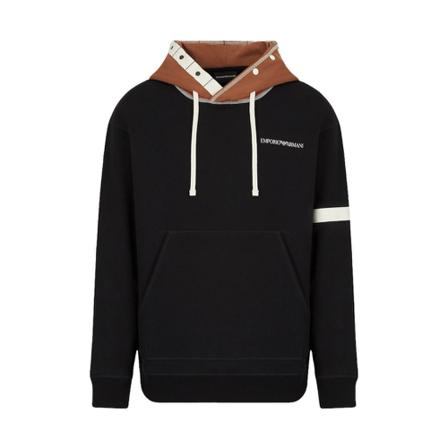 Emporio Armani Sweatshirt Sort, Herre Hættetrøjer, Størrelse: L