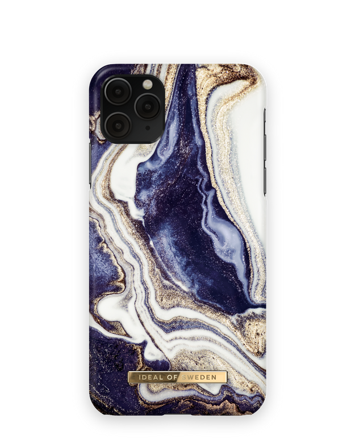Fashion Case iPhone 11 Pro Max Golden Indigo marble