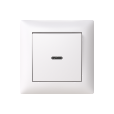 ABB Saga 1466UJ-916 Tryckknappällare 250 V, Strömbrytare & vägguttag