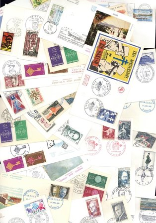 Frankrig - 50 forskellige førstedagskuverter - FDC