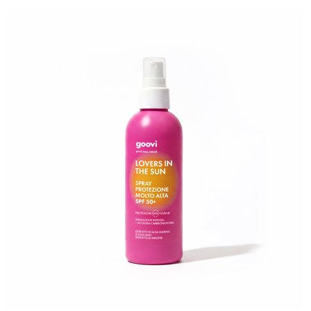 Goovi LOVERS IN THE SUN Latte Spray Solare Corpo SPF50+ 200ml - Spray solare corpo alta prot.
