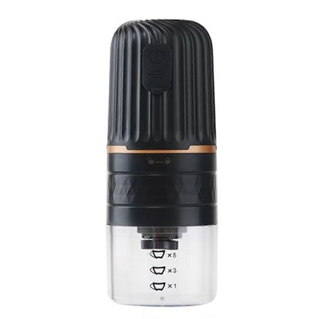 Portable Coffee Grinder - USB Rechargeable Automatic Bean Grinder with Espresso Machine Features for T