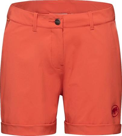 Mammut Women's Runbold Roll Cuff Shorts Women hiking shorts Red 38