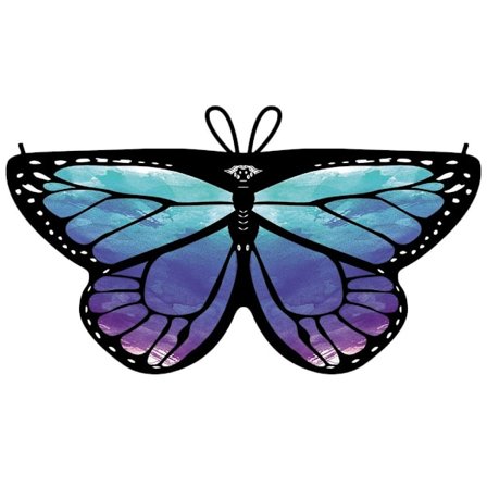 Butterfly Cape Butterfly Wings Sjal 04 04