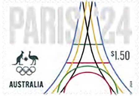 Australien - Olympiske Lege i Paris 2024 - Postfrisk frimærke
