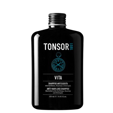 TONSOR1951 Cura dei Capelli Vita- Shampoo Anticaduta 250ml Uomo - Shampoo Anticaduta