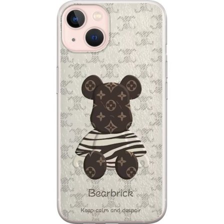 Yhteensopiva Puhelinkuori Apple iPhone 13 mini Bearbrick Design Leikkikuvan Keräilijä