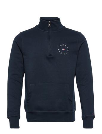 Roundall Graphic Mock Neck Blue Tommy Hilfiger