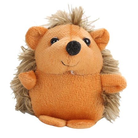 Søt tegneserie pinnsvin myk plysjdukke sovende leketøy barn gave hjemmedekorasjon (gul)