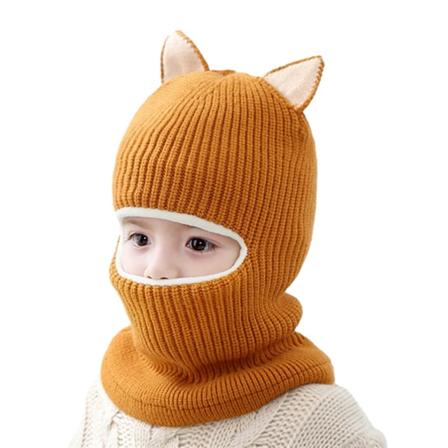 Baby Vintermössa & Halsduk Set, unisex småbarn Barnmössa Halsduk