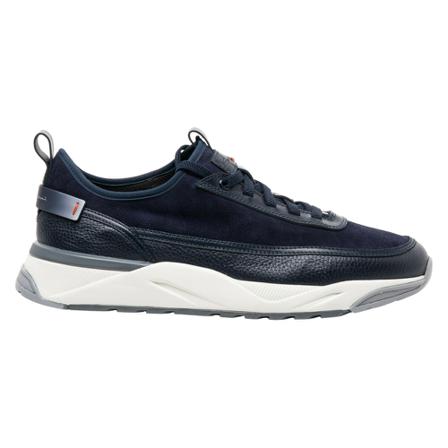 Santoni sneakers , Blauw , Heren , Maat: 44 EU