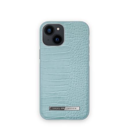 IDEAL OF SWEDEN Mobilskal Soft Blue Croco till iPhone 13 mini