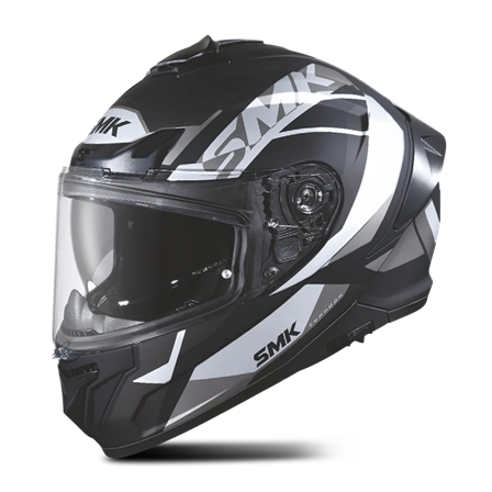 Casque Intégral SMK Typhoon Style Noir/Gris M