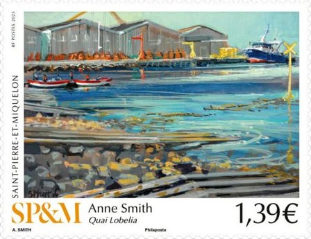 St. Pierre & Miquelon - Quai Lobelia - Postfrisk frimærke