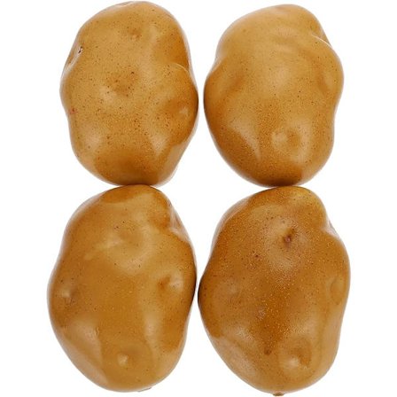 Kunstige Grøntsager Falske Kartofler 4 stk Kunstige Kartofler Falsk Mos Kartofler Falsk Sød Kartofler Falsk Bagt Kartofler Mini Størrelse Falsk Påske 