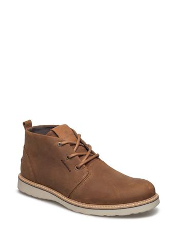 Milko 02 Mid M Desert Boots Snörskor Brun Björn Borg