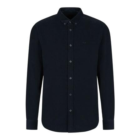 Armani Exchange, Casual Shirts Blauw, Heren, Maat:XL