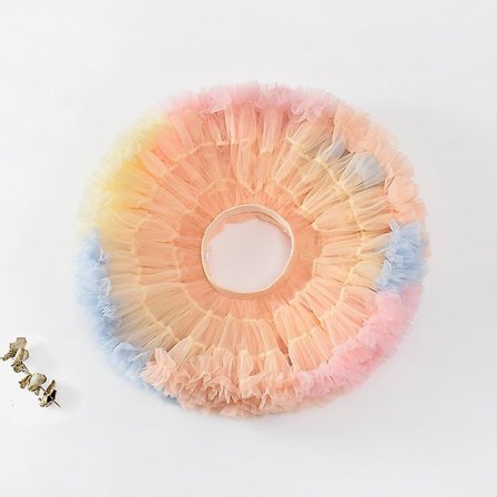 Baby jenter tyll tutu skjørt ballerina underskjørt fluffy barn ballett skjørt for fest dans prinsesse jente tyll klær 1-10 år