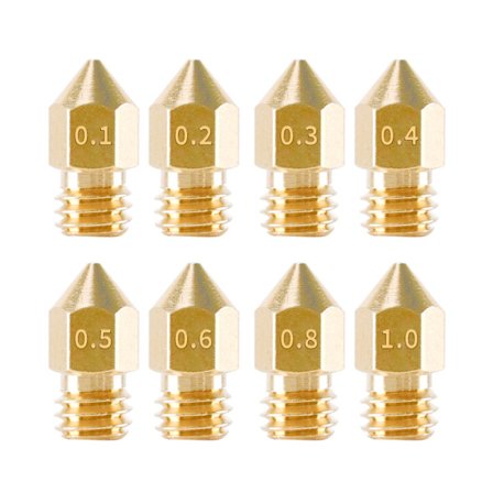 Extrudermunstycken för 3D-skrivare 8 st