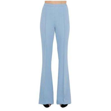 Elisabetta Franchi, Pa 39216E2 Flared Trousers Niebieski, Kobieta, Rozmiar: M