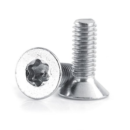 M4 Stjerneskrue Fladt Hoved Pan Hoved Maskinskrue 304 Rustfrit Stål (m410)