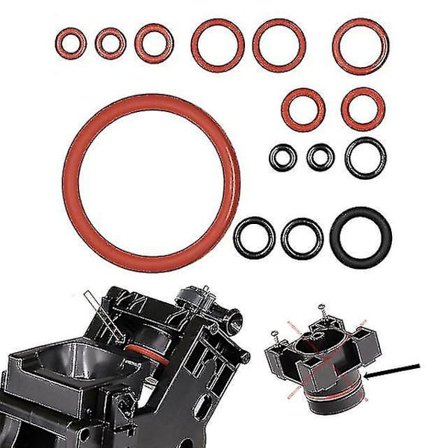 15 stk Silikon O-ring Pakning For Saeco Gaggia Automatisk Kaffemaskin Tetting O-ring Kaffemaskin Dysen Kobling PakningBY