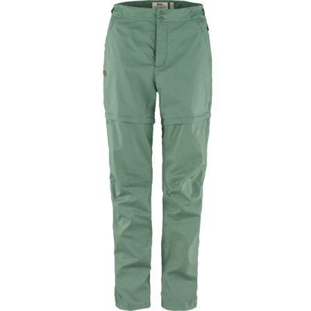 Fjällräven Women's Abisko Hike Zip-off Trousers in Patina Green | Size: 16/30", G-1000