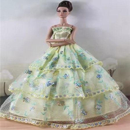 Docka Bröllopsklänning Docka Kjol 7 7