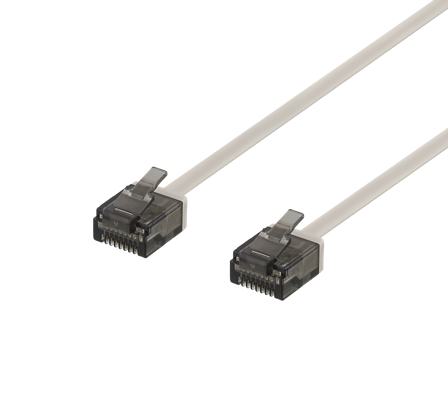 Deltaco koblingskabel - 1.5 m - grå