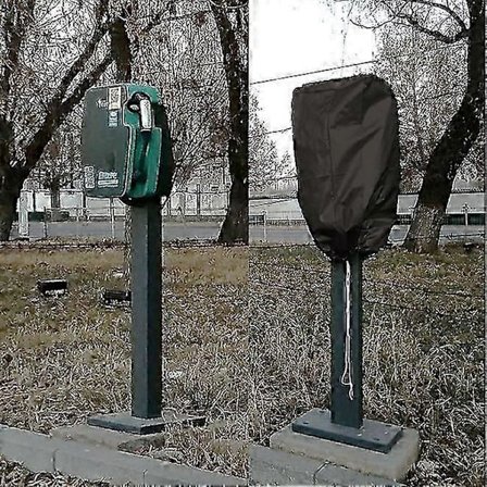 EV Laddare Regn- och Solskydd 420D Laddstolpeskydd