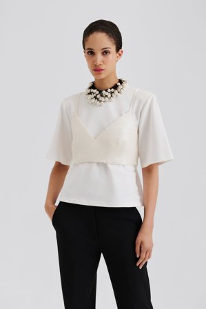 Malina - Ava top - 48 - Vanilla