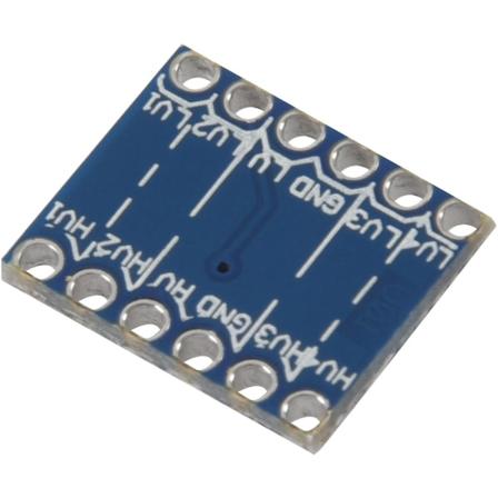5x niveauomformer 4 kanals 5v - 3.3v niveauskifter tovejs til I2c Raspb blue