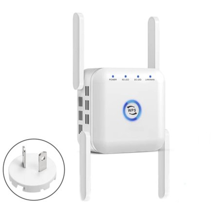 5G Wifi Signal Amplifier Lång Räckvidd Wifi Repeater Wi-fi Nätverksförlängare 1200Mb 5Ghz Trådlös wi fi Booster