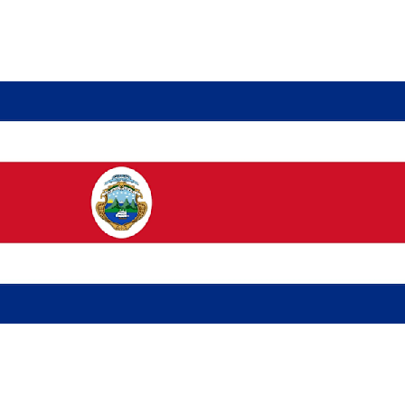 Costa Rica flagg