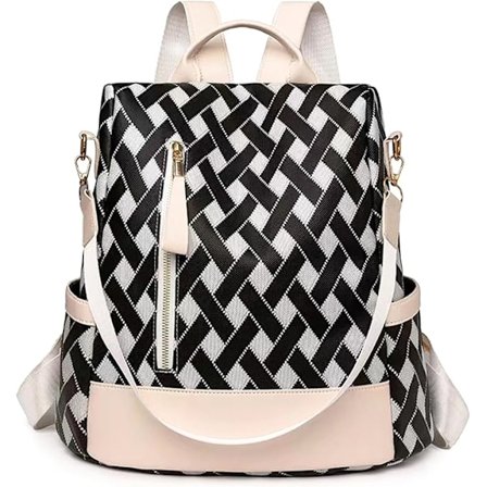 Damer Ryggsekk Anti-Tyveri Veske: Elegant Liten Vanntett Dagstursekk for Sport Skole Universitet Skole Shopping Arbeid Avslappet Sport