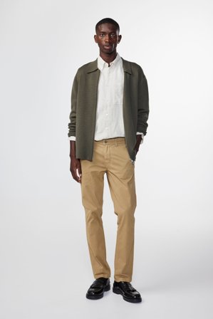 NN07 Marco Chino male Khaki Cotton