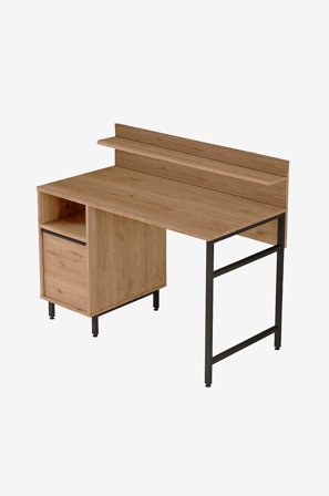 Homitis - Skrivbord för arbetsrum-Maya - Brun - Skrivbord - Från Homeroom