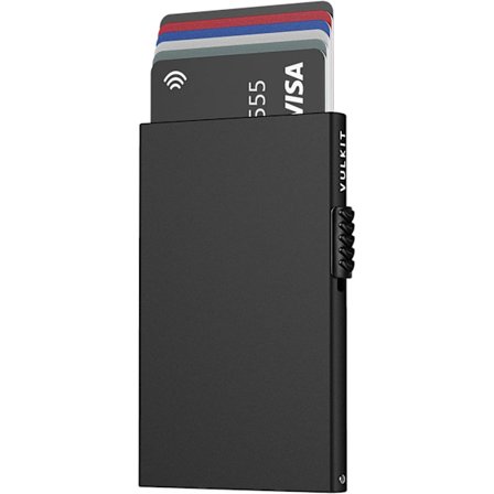 Korttilompakko Miehet Luottokorttikotelo RFID-esto Pop-up-korttikotelo Naiset Minimalistinen Lompakko Slim RFID-lompakko