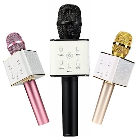 Trådlös Karaoke-Mikrofon med Bluetooth & Högtalare