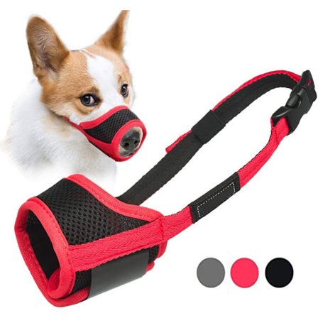 Hundemunnbind Anti-biting og tygging, med komfortabel mesh myk F