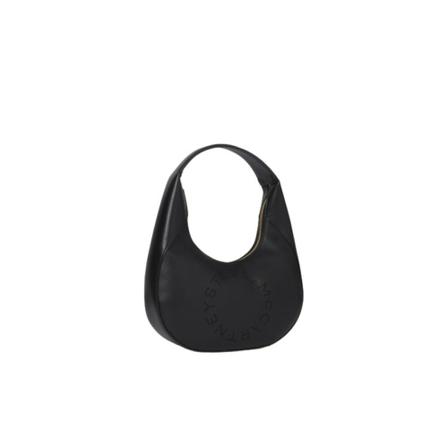 Stella McCartney, Handbag With Logo Zwart, Dames, Maat:ONE Size,polyester