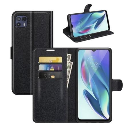 Classic Motorola Moto G50 5G Flip Etui - Sort Black