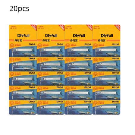 5-50 STK CR435 lysende elektrisk batteri CR 435 fiskeflåd Lithium pin batteri tackles natfiskeri flyder