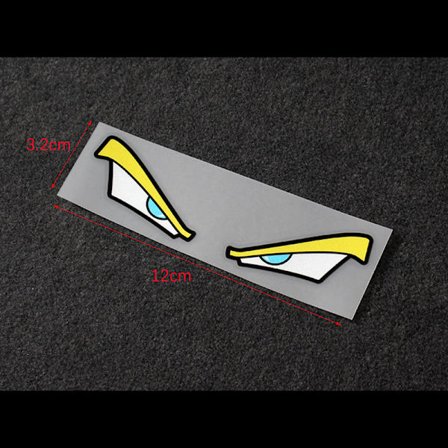 Devil eyes bilklistermärken bilhjälm elbil motorcykel refl