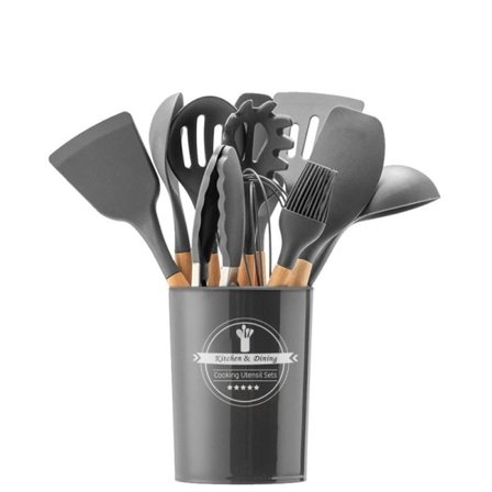 Madlavning værktøj sæt Ikke-giftig madlavning bagning køkken værktøj redskaber silikone skovl ske skraber børste