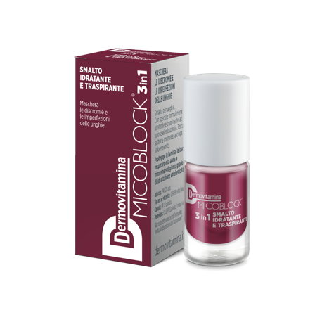 Dermovitamina Micoblock 3 In 1 Smalto Bordeaux 5ml
