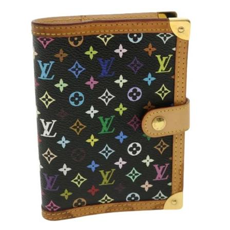 Louis Vuitton Vintage, Pre-owned Canvas home-office Zwart, Dames, Maat:ONE Size,leer,multicolor