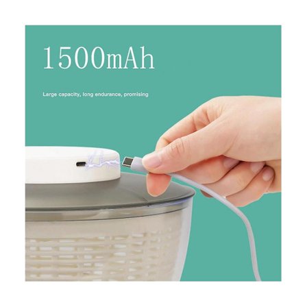 Elektrisk Salatslynge Madsi - Salatlaver Automatisk Multifunktionel Grøntsagssalat E