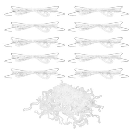 10 st tomatplantstöd i järn med 10 meter snöre för att förhindra att tomater kläms eller faller av